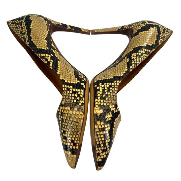 Ralph Lauren Purple Label “Celia Python Pump” Size 38 snakeskin - Picture 4 of 8